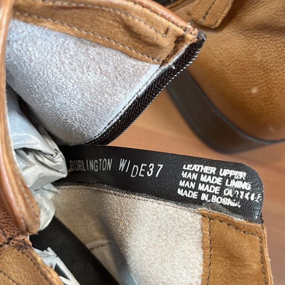 Miz Mooz Burlington Leather Cut-Out Wide Width Ankle Boots - Picture 7 of 10